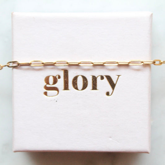 Closed-Forever Paperclip Necklace