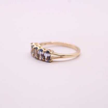 Tanzanite Row Ring