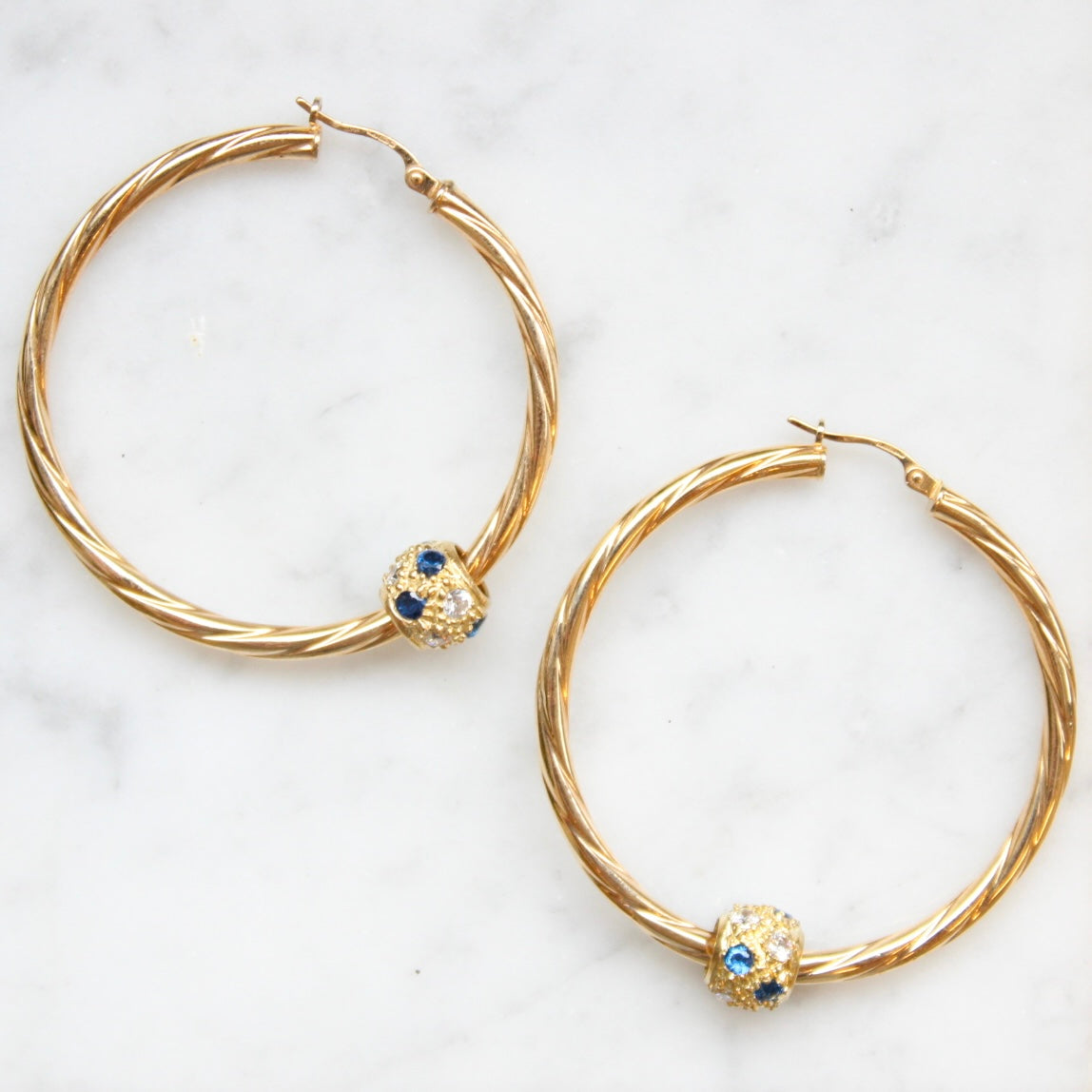 XL Twist Hoop Earrings