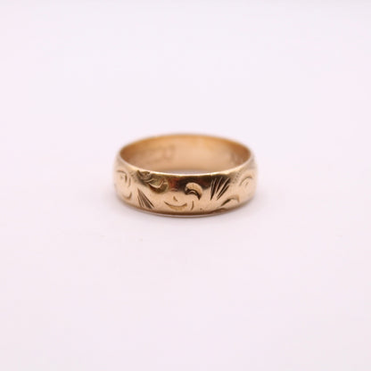 Patterned Band Ring
