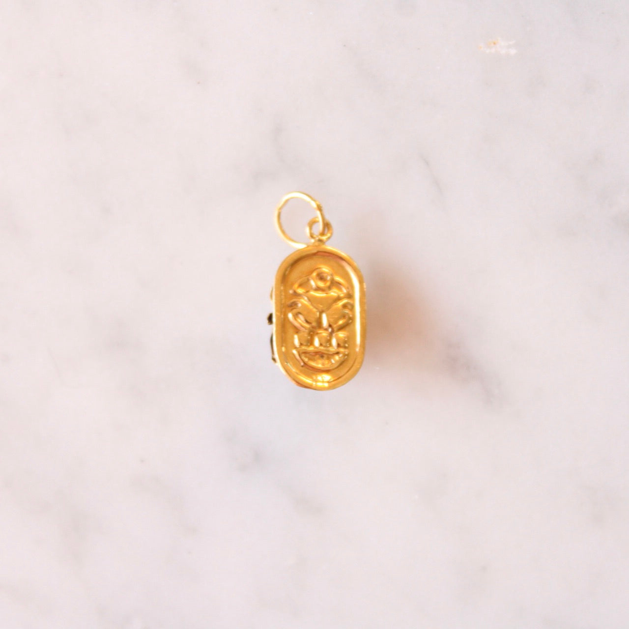 Lapis Scarab Charm