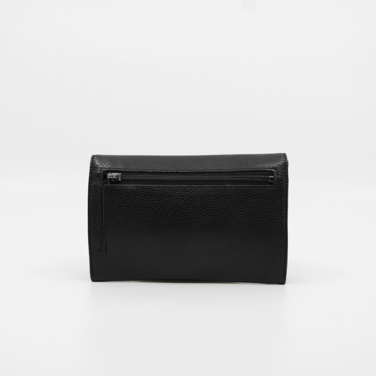 Chanel COCO Mark Grained Calf Skin Wallet