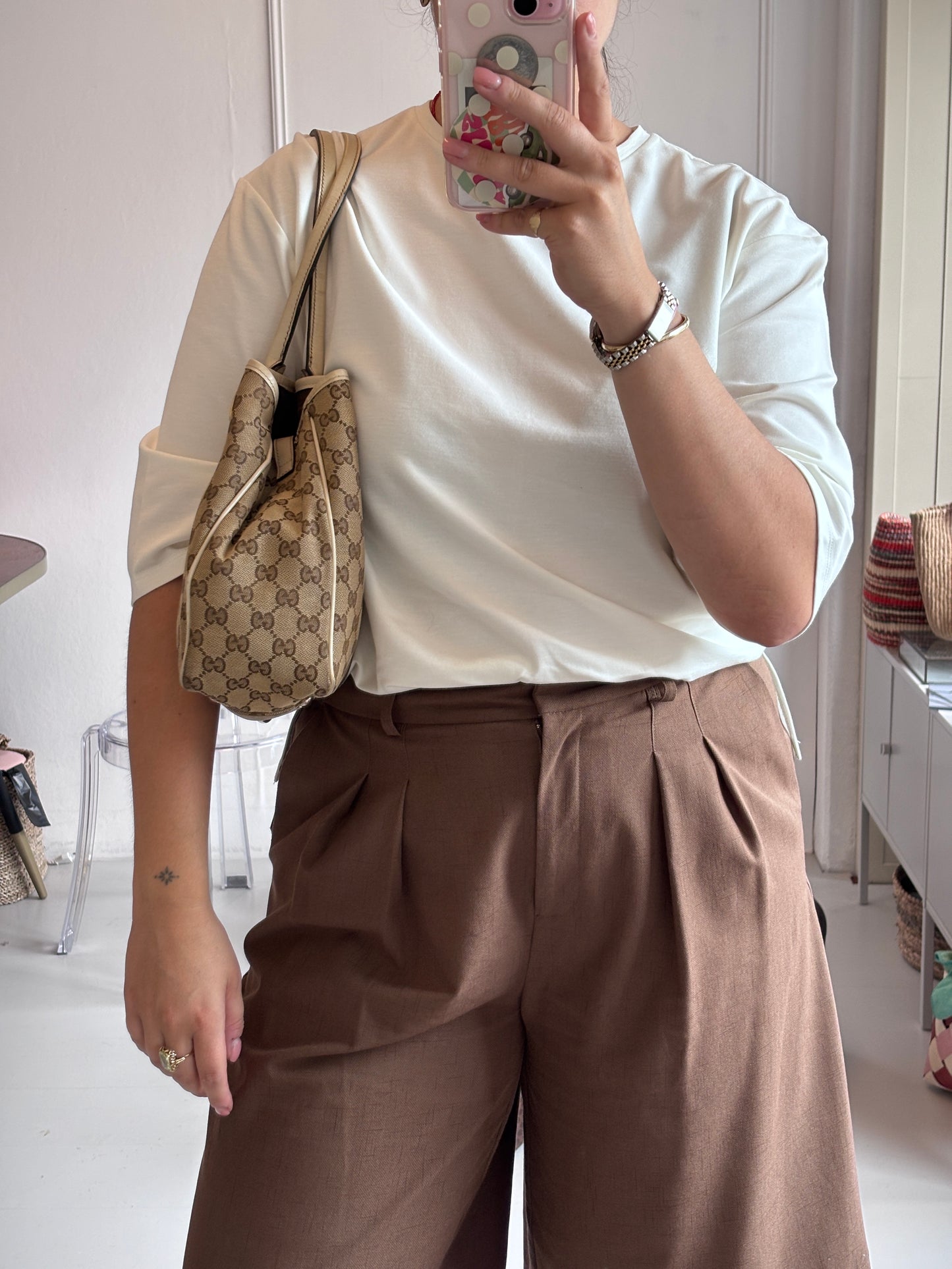 Gucci GG Canvas Twins Tote Bag