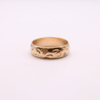 Patterned Band Ring
