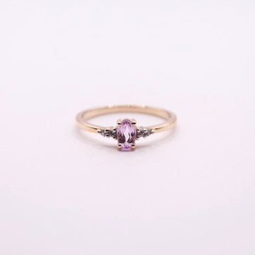 Pink Topaz Cluster Ring