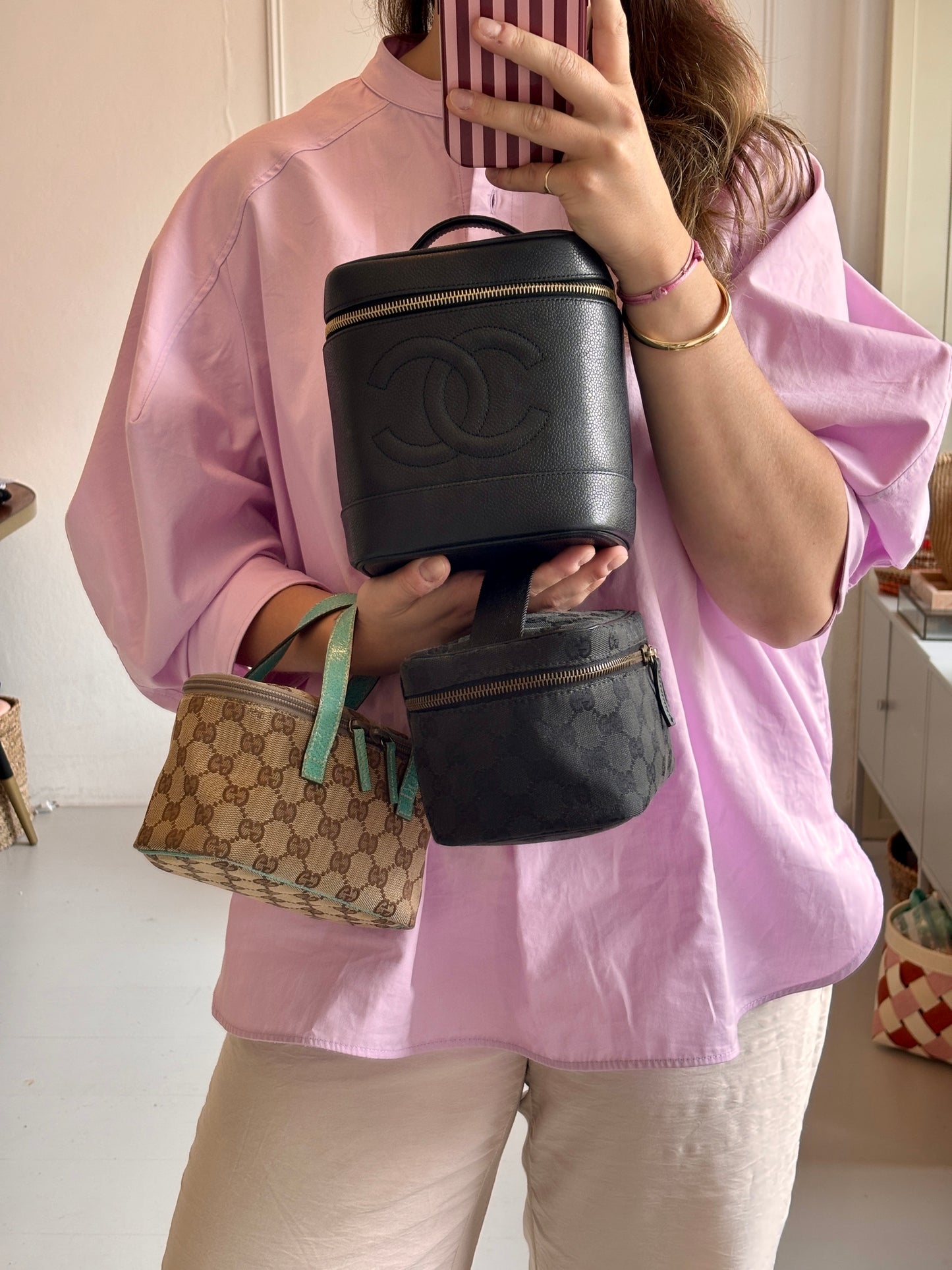 Chanel Caviar Vanity Pouch