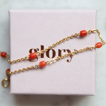 Coral Bracelet