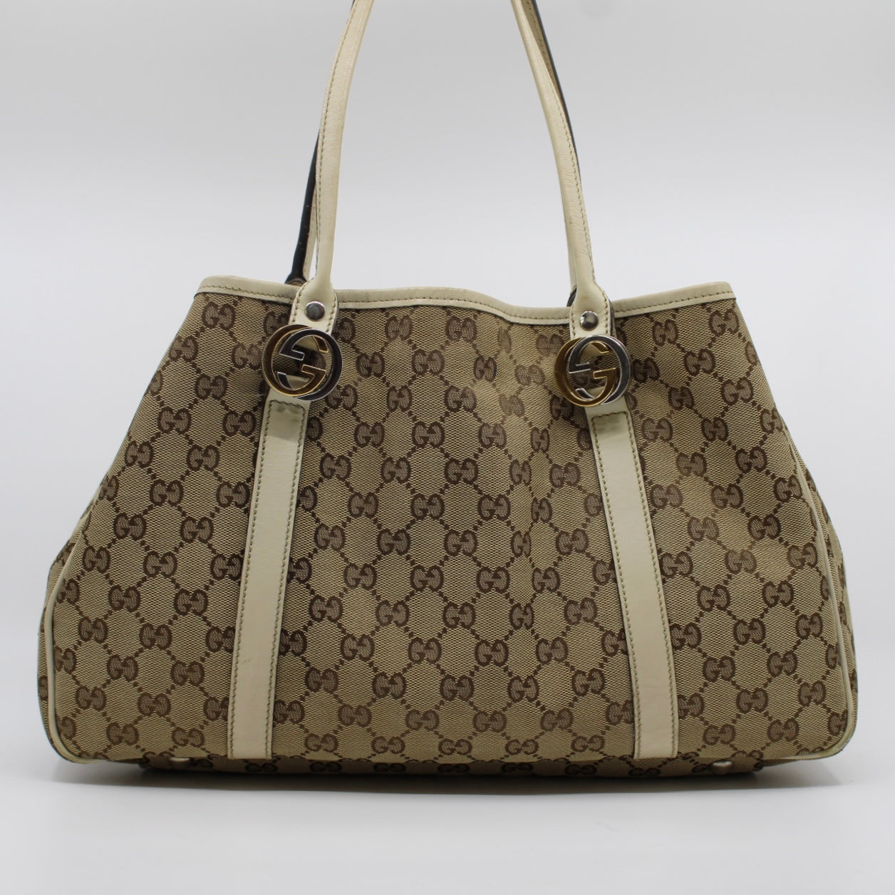 Gucci GG Canvas Twins Tote Bag