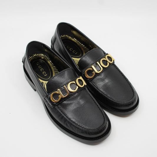 Gucci Cara Logo Loafers