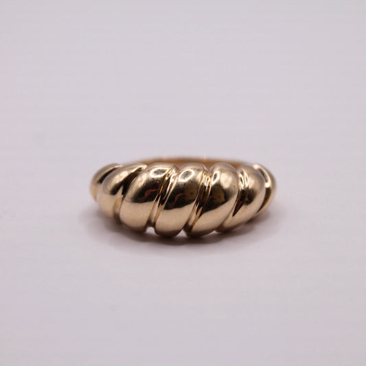 Bold Croissant Dome Ring