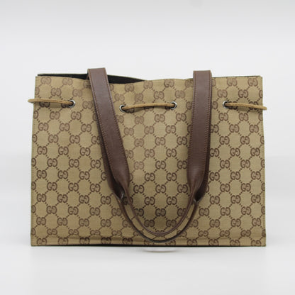 Gucci GG Canvas Drawstring Bag