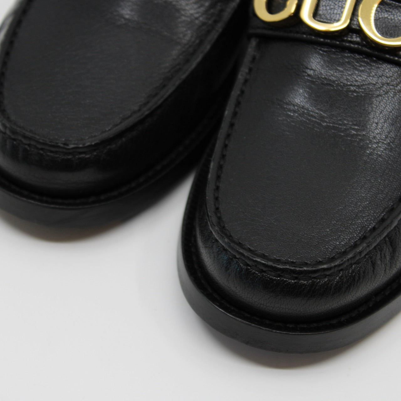 Gucci Cara Logo Loafers