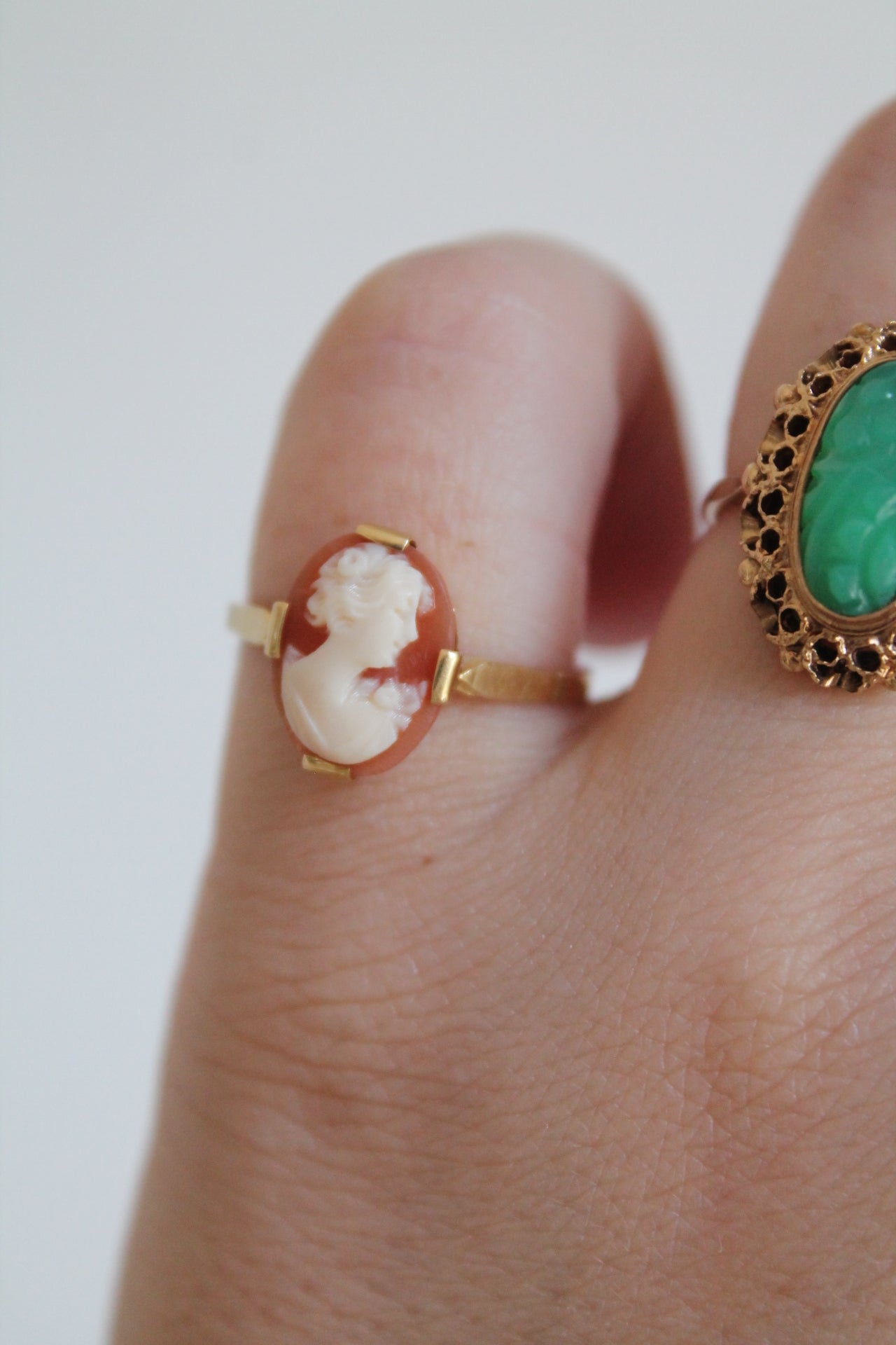 Dainty Cameo Ring