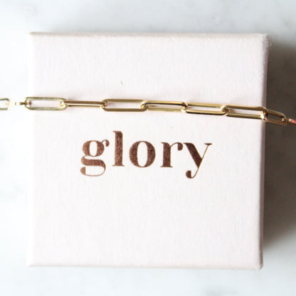 Closed Forever/Paperclip Bracelet