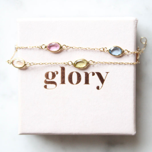 Multi Gem Bracelet