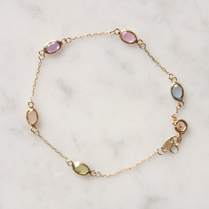 Multi Gem Bracelet