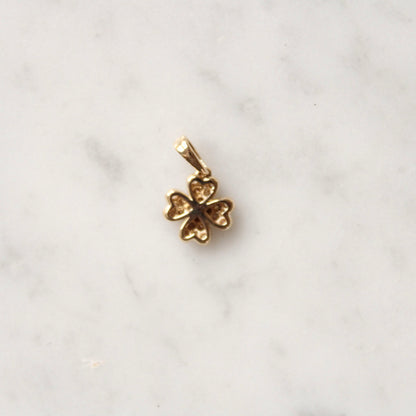Champagne Diamond Lucky Clover Pendant