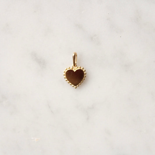 Dotted Heart Charm