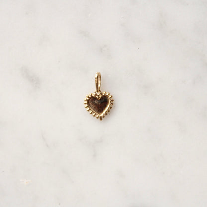 Dotted Heart Charm