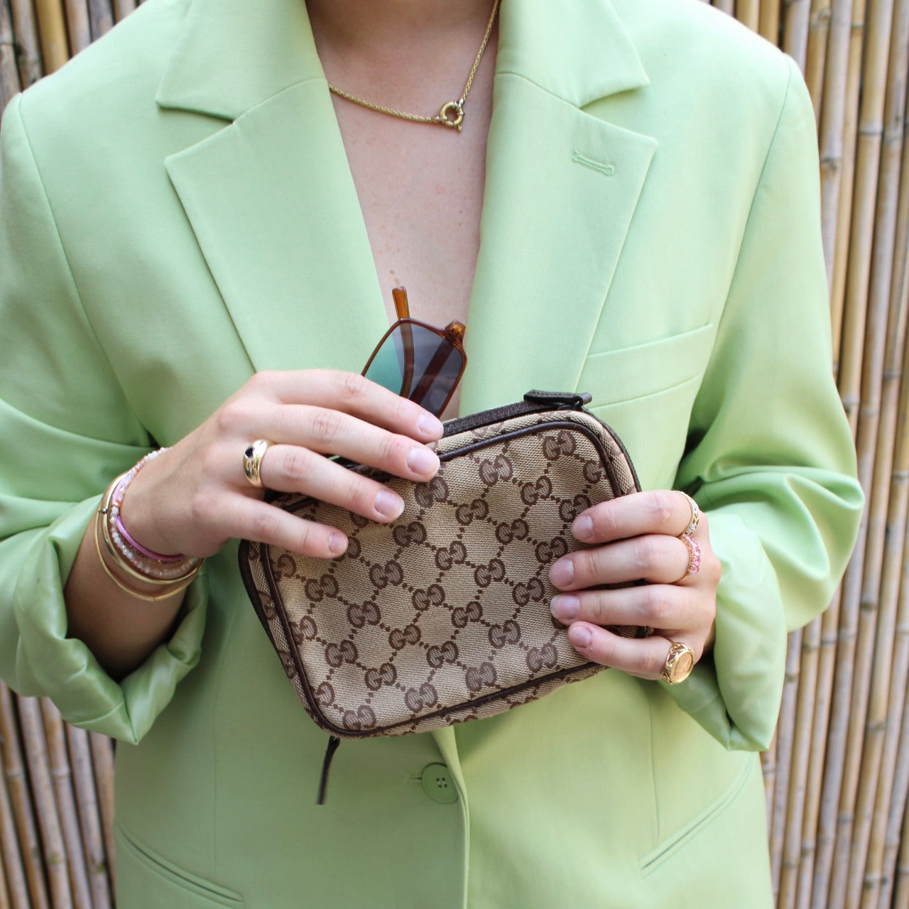 Gucci Canvas Pouch