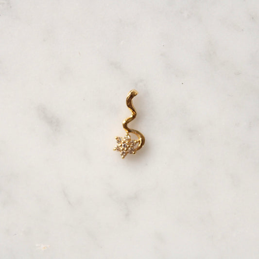 Diamond Flower Charm