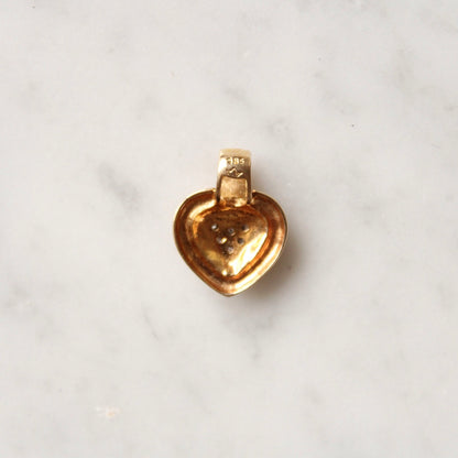 Bold Diamond Heart Charm