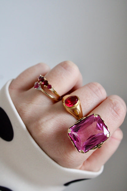 XL Pink Sapphire Ring