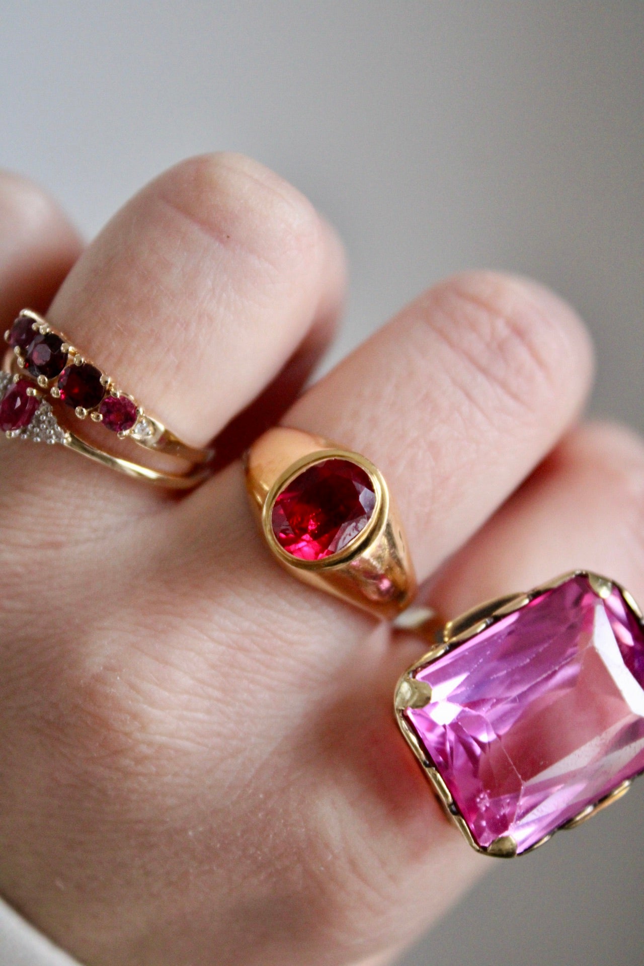 XL Pink Sapphire Ring
