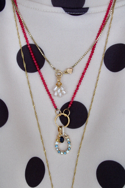 Sapphire & Diamond Pendant