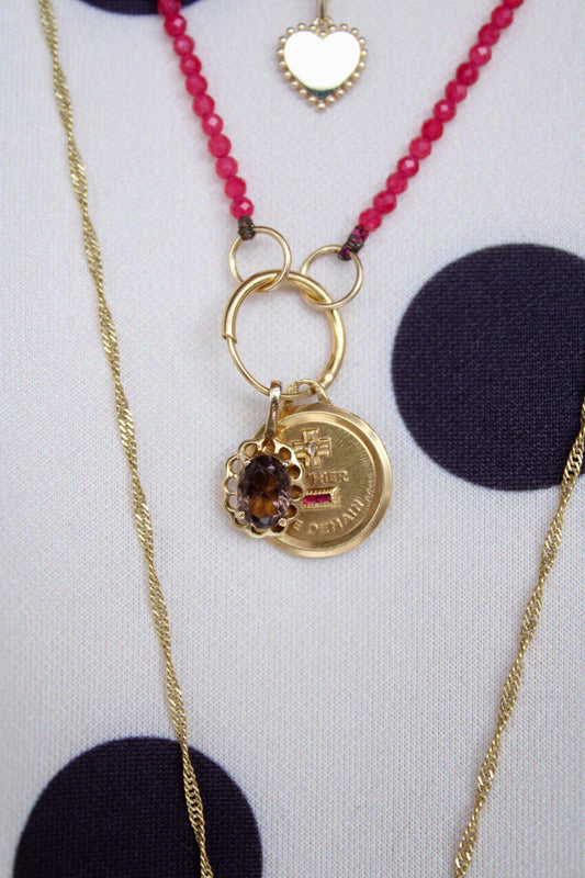 Ruby & Diamond Augis Pendant