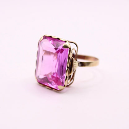 XL Pink Sapphire Ring