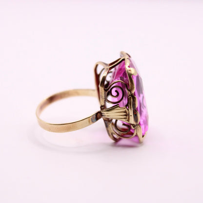 XL Pink Sapphire Ring