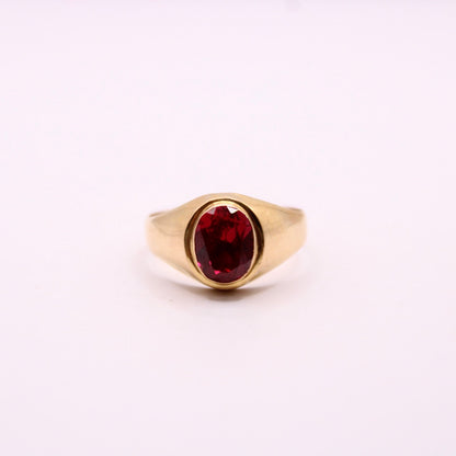 Ruby Signet Ring