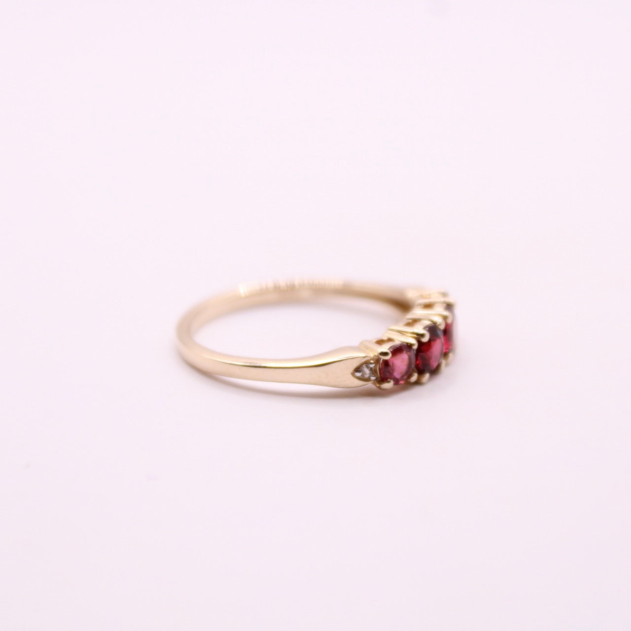 Rubellite Row Ring