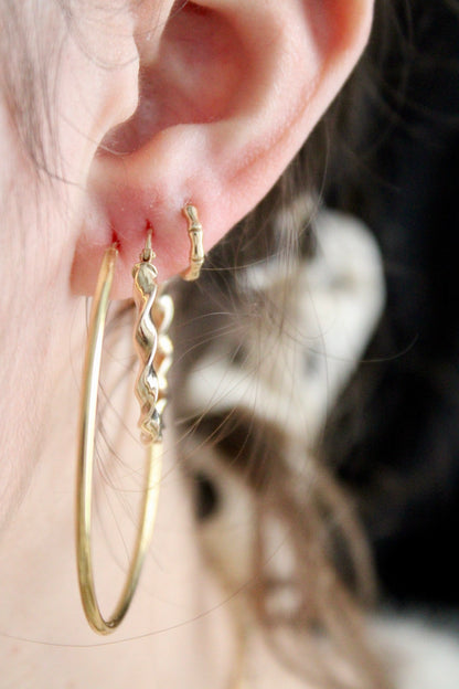 Twist Hoop Earrings