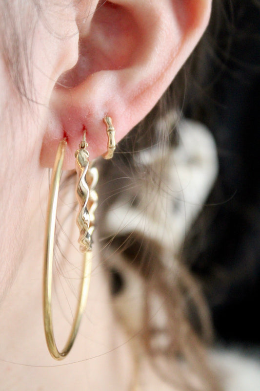Twist Hoop Earrings