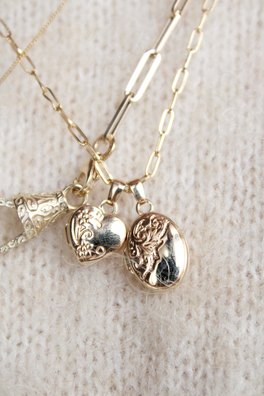 Tiny Heart Photo Locket