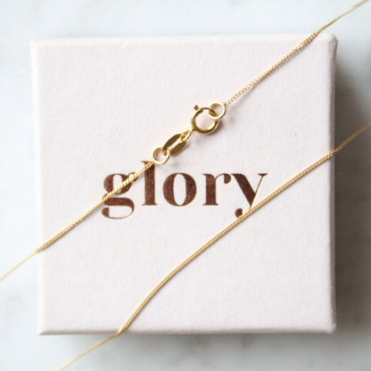 Fine Curb Chain Necklace