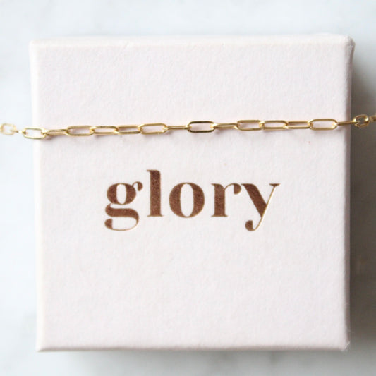 Baby Paperclip Necklace