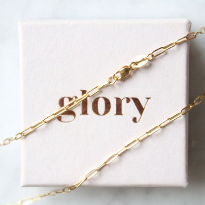 Baby Paperclip Necklace