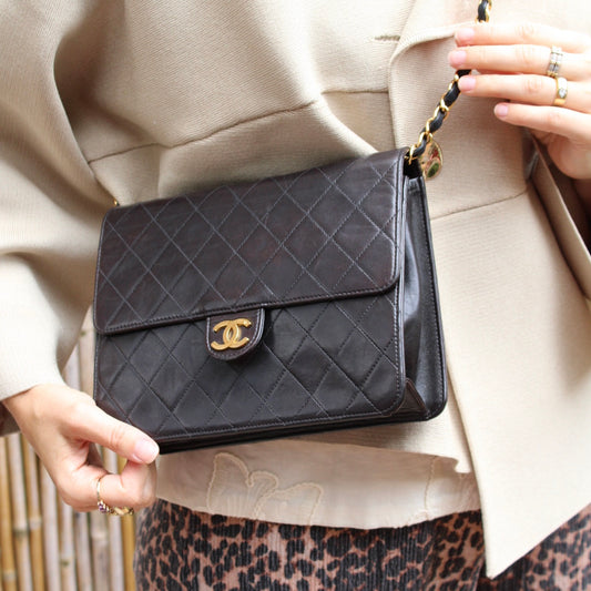 Chanel Push Lock Shoulder Bag