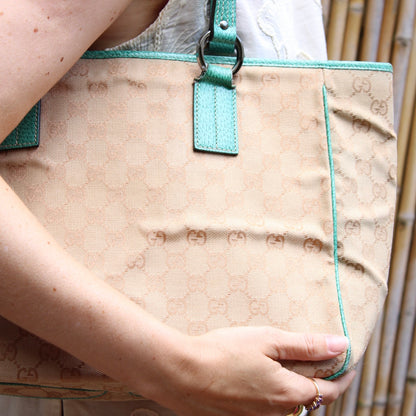 Gucci Canvas Shoulder Bag