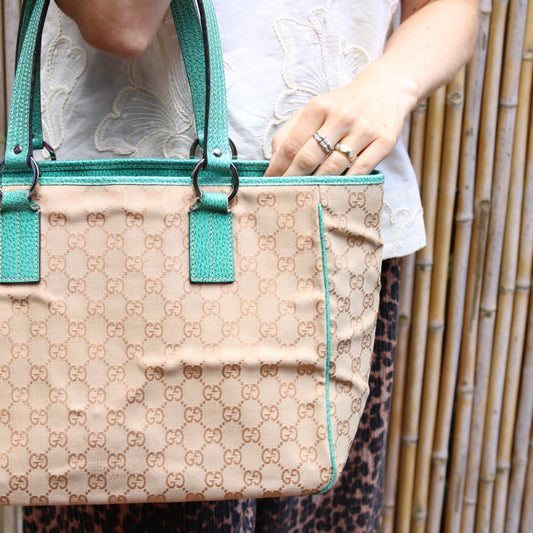 Gucci Canvas Shoulder Bag
