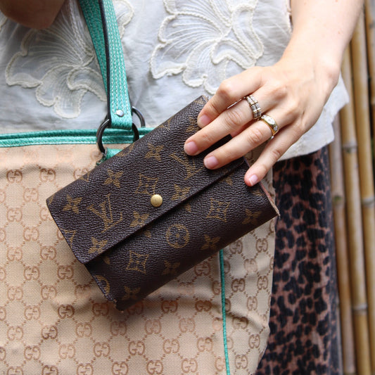 Louis Vuitton Monogram Porte Tresor Etui Papier Wallet