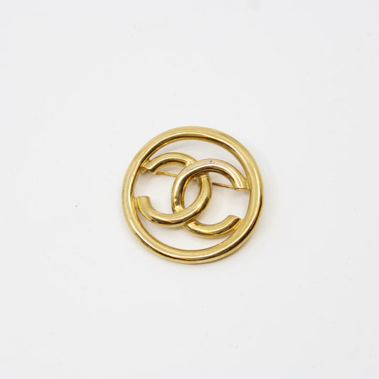 Chanel CC Logo Brooch