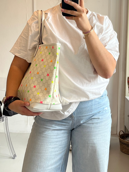 Gucci GG Supreme Star Tote Bag