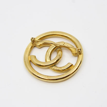 Chanel CC Logo Brooch