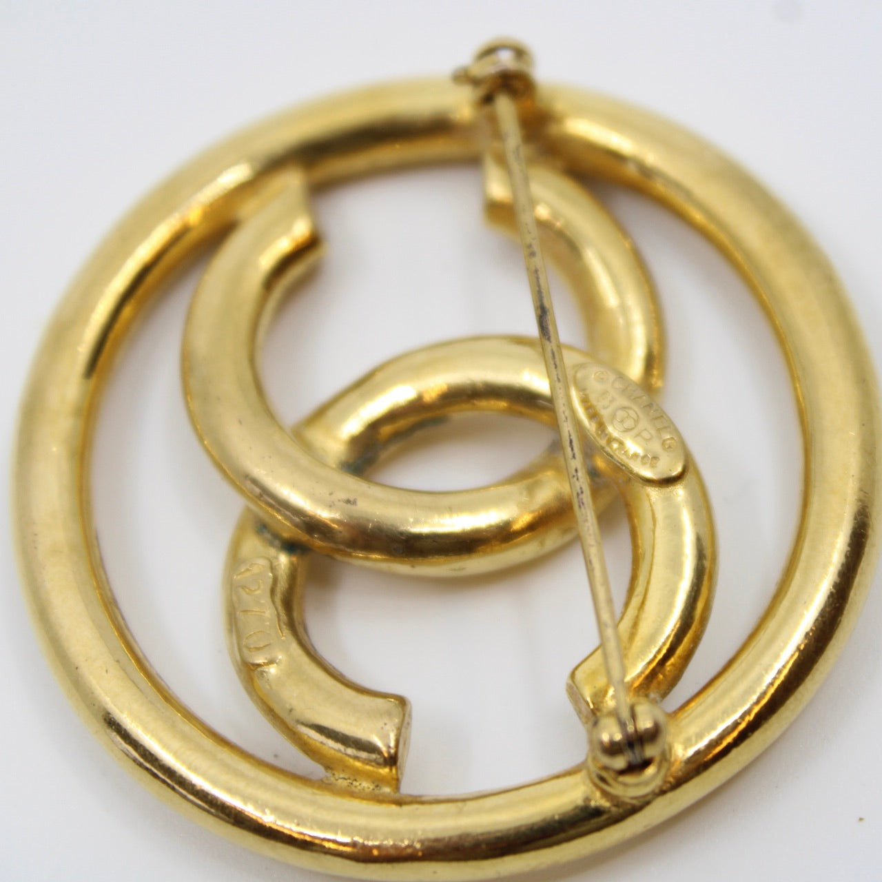 Chanel CC Logo Brooch