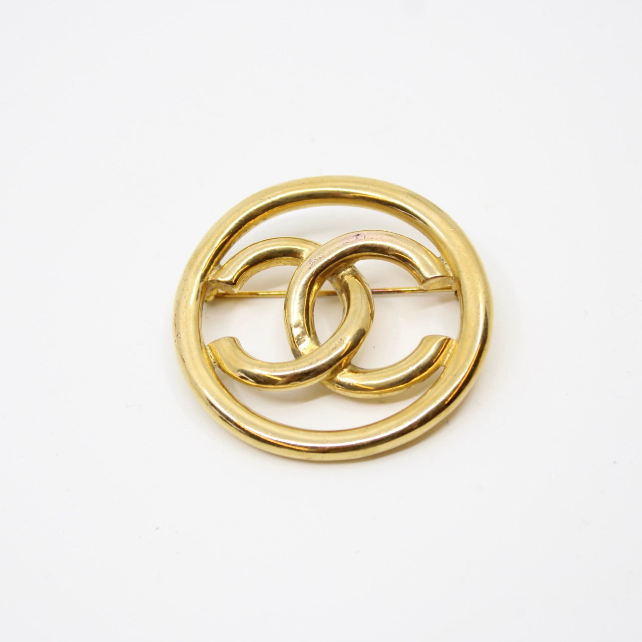 Chanel CC Logo Brooch
