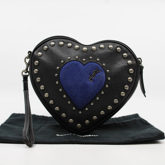 Saint Laurent Heart Clutch Bag